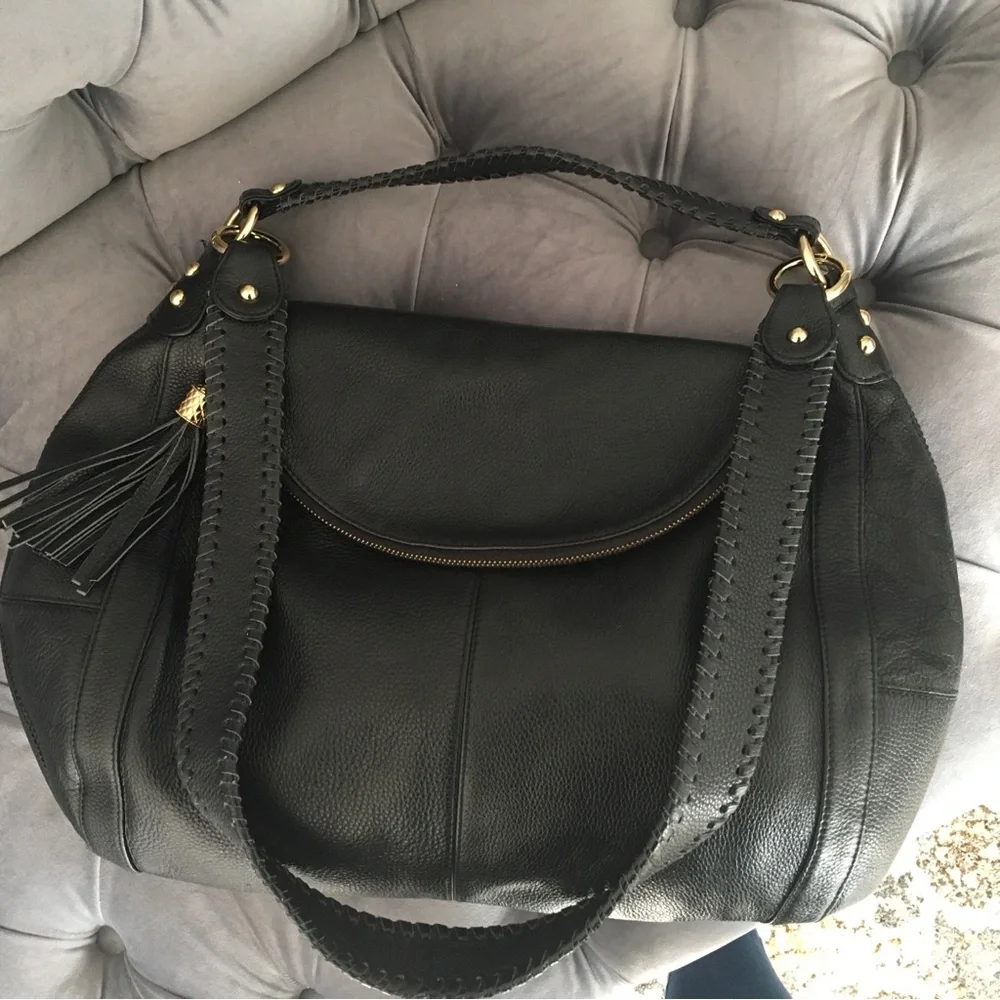 Onna Ehrlich Beautiful!!!! Rachel Shoulder Bag - Black - Picture 5 of 11
